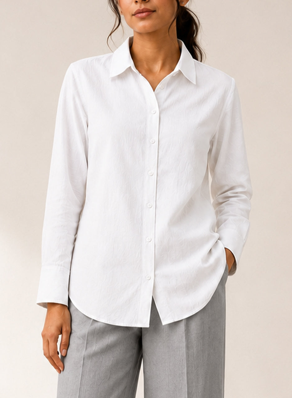 Barelight Button Down White