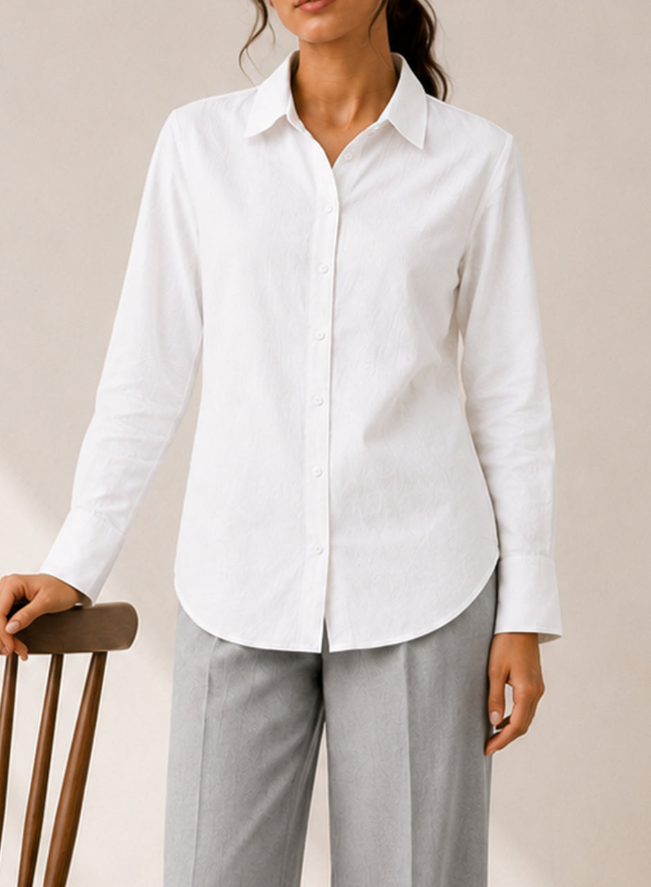 Barelight Button Down White