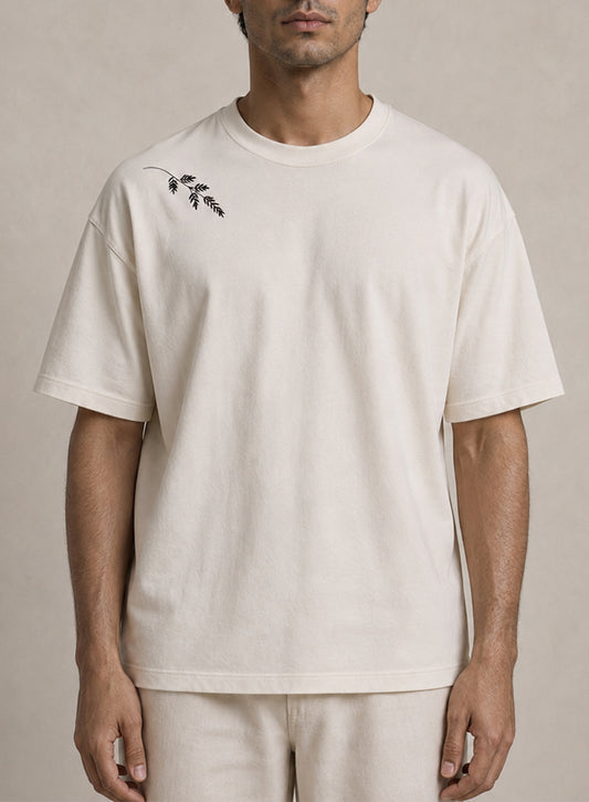 Unisex Relaxed Embroidered TEE